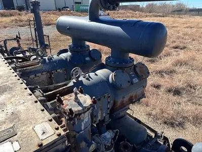 CAT G3608 / Ariel Model JGC-4 Two Stage Compressor - Cylinder Sizes 14.125" x 14.125" x 8.375" x 8.375" Less Engine