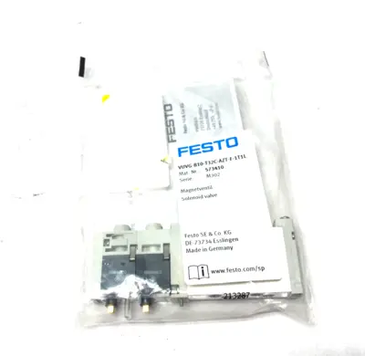 NEW FESTO SOLENOID VALVE 2X3 2-WAY MONOSTABLE CLOSED