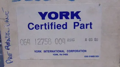 York 064-12758-004 Ring New NIB