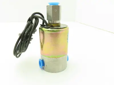 Honeywell Skinner V5L56030 Solenoid Valve 3-Way NO 120VDC 75 PSI 1/4" 1/8" NPT