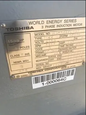 USED TOSHIBA J1507NKFLIOP