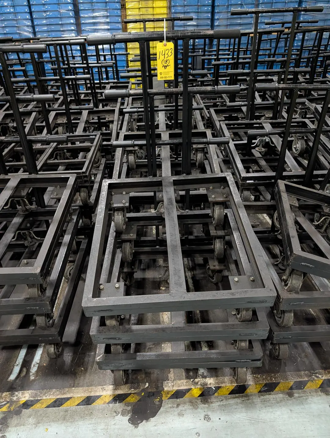 (18) Rolling Material Carts