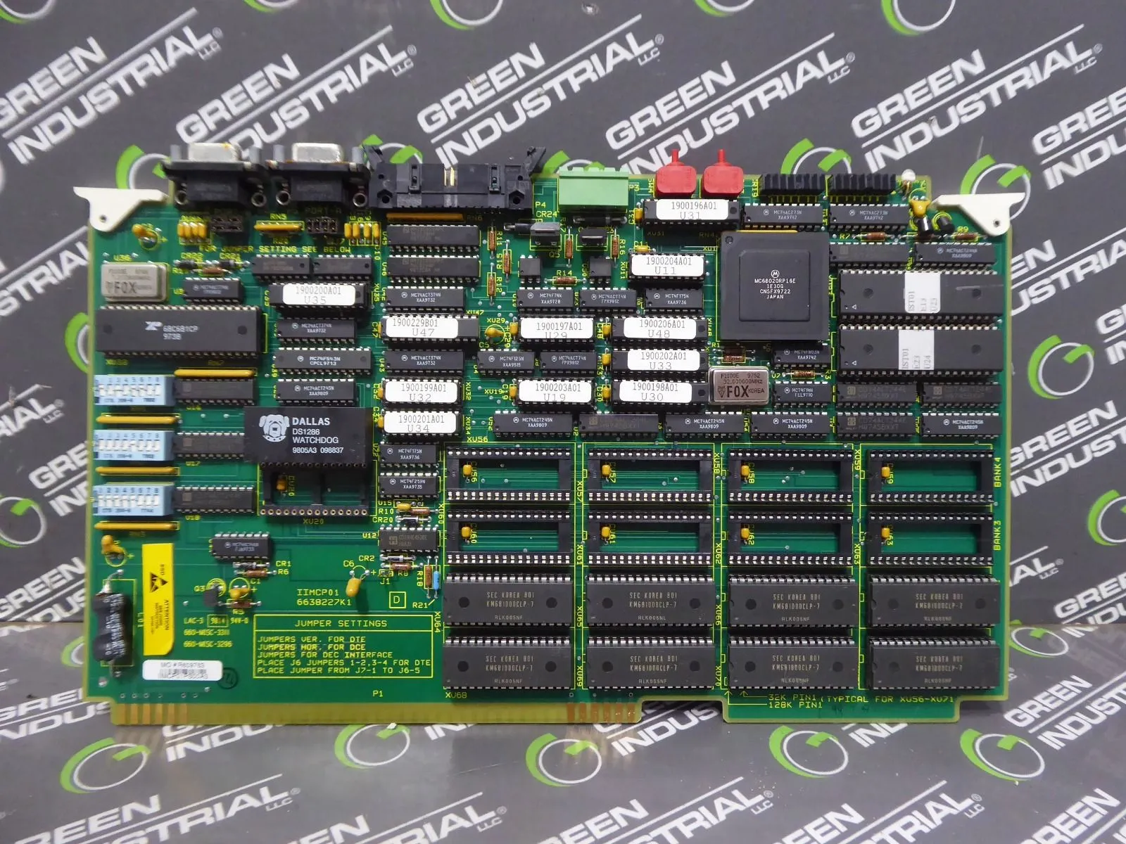 Bailey IIMCP01 Multibus Communication Processor Card 6638227K1 Used