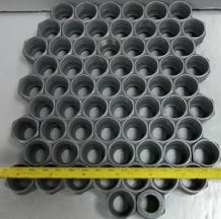 QTY. 64. PARKER TW 8 316. 3/8 TUBE FITTING NUTS ON...