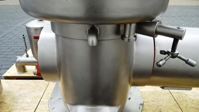 Alfa-Laval MRPX 214 TGV-74T warm milk separator, 316SS.