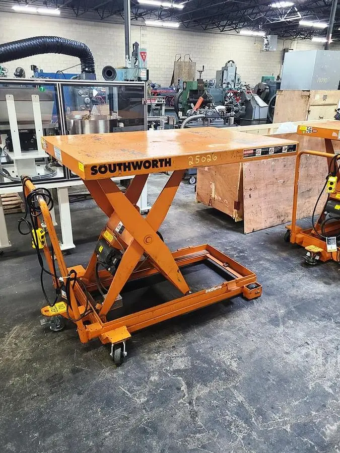 Used SOUTHWORTH CLL1.5/35 Scissor Lifters Pennsylvania US | Hildebrand Machinery Co. #1481758