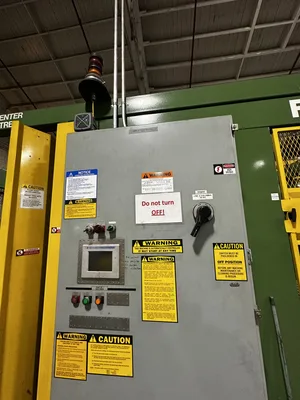 USED 1998 COLUMBIA MACHINE INC. CASE PALLETIZER, MODEL FL150 -LRFD-AB-9804