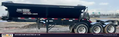 Used 2015 SIDE DUMP INDUSTRIES 80' X 96 Dump Trailers Utah US | Proxy Equipment #1381605