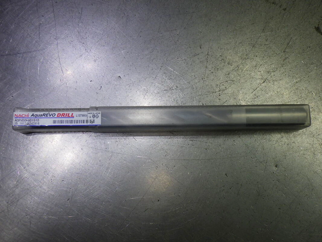 Nachi AquaREVO 15.1mm Coolant Thru 8xD Carbide Drill AQRVD0H8D1510 (LOC2583A)