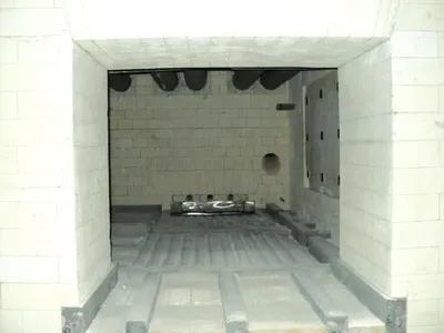 2 Row Pusher Furnace 30" x 30" Tray Size, Gas Fired, 1800F