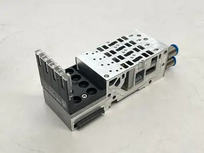 USED FESTO ELECTRONIC MODULE 533361 W/ VMPA1-FB-AP-4-1 SUB-BASE 533352