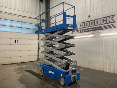 Used 2014 GENIE GS-3232 ELECTRIC SCISSOR LIFT Scissor Lifters Alberta CA | Adcock Equipment #1418026