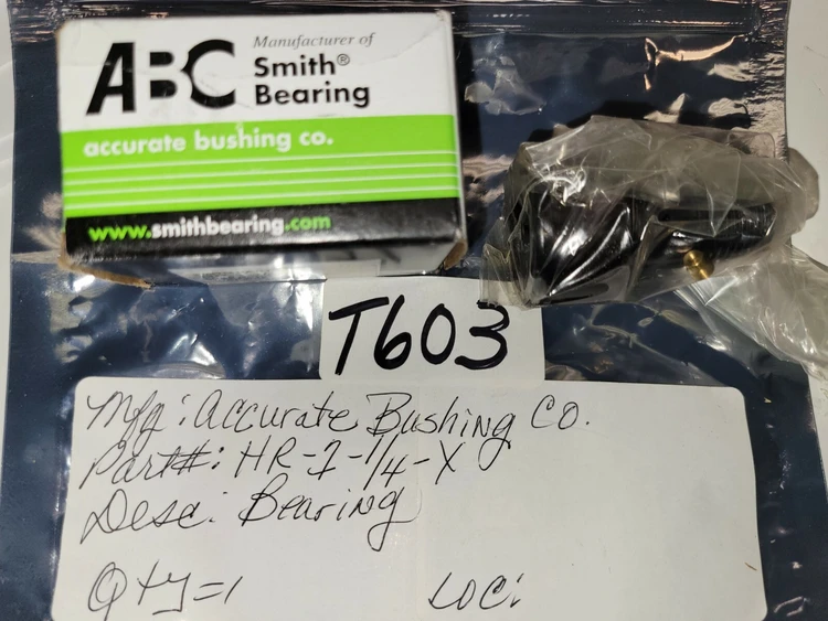 New | in-Stock Accurate Bushing Company HR-2-1/4-C Misc Industrial Equipment Arizona US | ASSET CONVERSION SPECIALISTS, INC. #320114