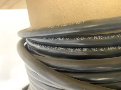 USED LAPP 90 FEET- OLFLEX TRAY II CY 4G2.5 14/4C , 4C 14 AWG BLACK