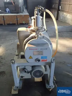 USED Pfeiffer Vacuum Pfeiffer Vacuum System, MOdel WU800, 55 CFM
