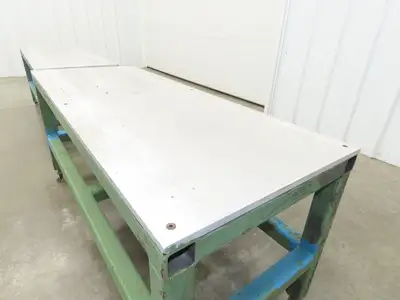 1/2" Aluminum Top Machine Mounting Base Welding Table 50"x20"x 22"H Lot of 2