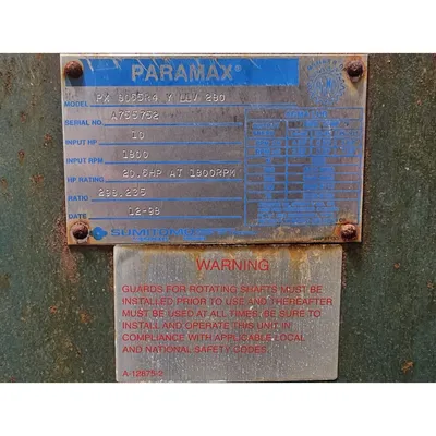 USED SUMITOMO DRIVE TECHNOLOGIES PX 8065R4