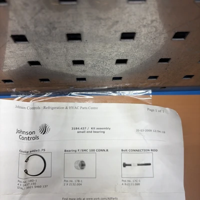 NEW Johnson Controls 3184.437