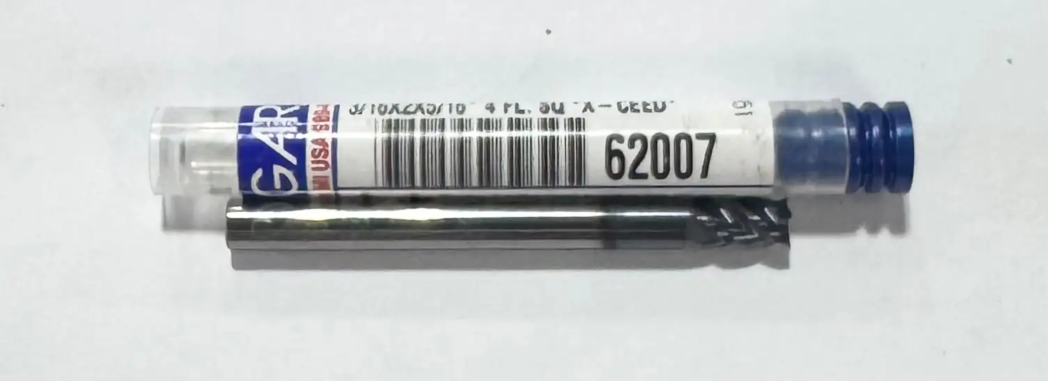 M.A. Ford 15/64" Carbide End Mill 2 Flute TuffCut USA Made