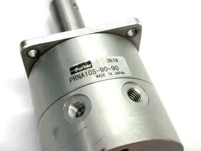 USED PARKER COMPACT PNEUMATIC ROTARY VANE ACTUATOR, SINGLE VANE, FIXED