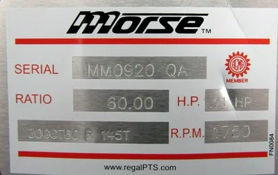 NEW MORSE 30GCT60-R-145T GEAR REDUCER 60:1 30GCT60R145T