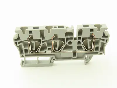 Allen Bradley 1492-L4T Feed-Through Terminal Block Gray 4mm Sq 800V Lot of 50