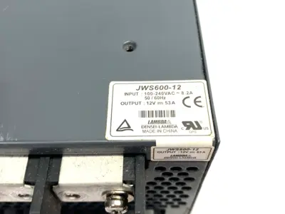 USED TDK POWER SUPPLY, ENCLOSED, AC/DC CONVERTER 12V 600W