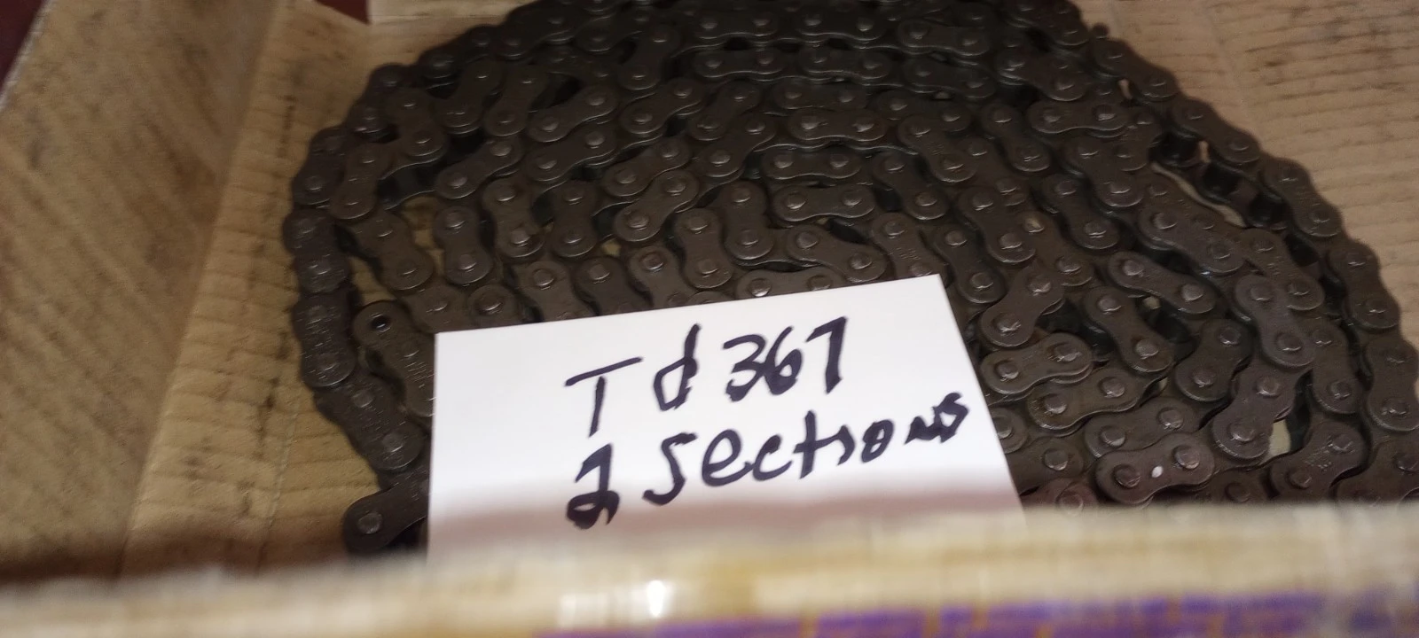 USED HITACHI 08B H-MAX TRANSMISSION ROLLER CHAIN 10 FT