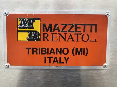 500L Chocolate Temperer Renatto Mazzetti TAO 500