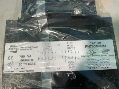 New | in-Stock HAMMOND POWER SOLUTIONS INC. PH750MQMJ Transformers Ohio US | HGR 24 #1478189