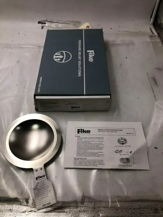 Used FIKE 0856563 Rupture Disc Or Containment Disc Pennsylvania US | Moses B Glick #1007467