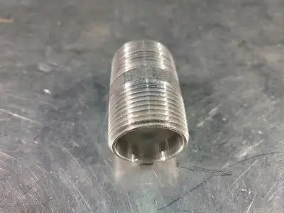 1" x 2" Aluminum Threaded Nipple