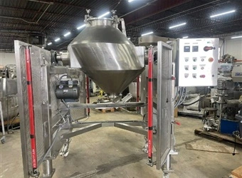 Used GEMCO GEMCO 10 CFT DOUBLE CONE BLENDER WITH BAR Double Cone - V Mixers New York US | Michael Benalt Inc #1274388