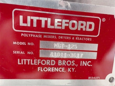 Used LITTLEFORD _UNKNOWN_ High Shear Granulators Connecticut US | DMC Industries #1288690