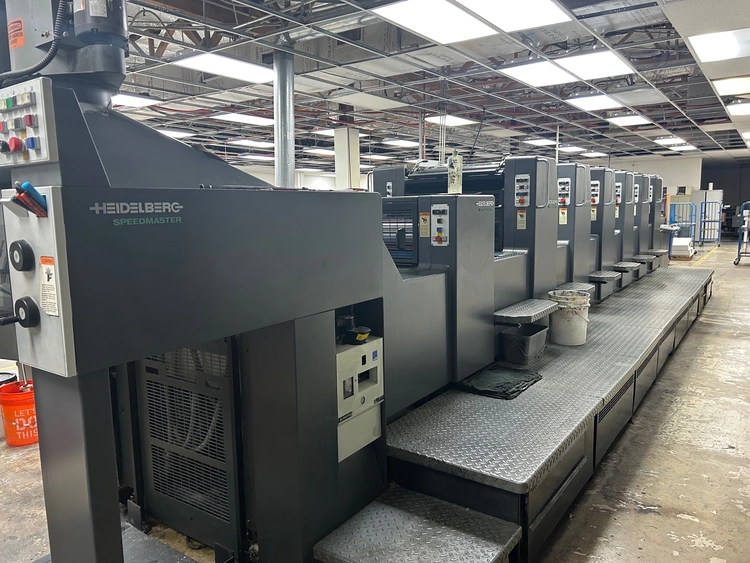 Used 1998 HEIDELBERG SM 74-6+L Sheet-fed press Illinois US | Pressroom Solutions LLC 5 #176375
