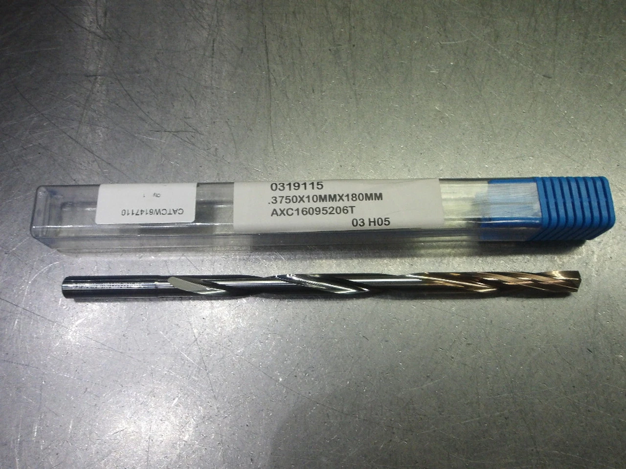 PCT 3/8" 15XD 2 Flute Coolant Thru Carbide Drill  AXC16095206T (LOC2673D)