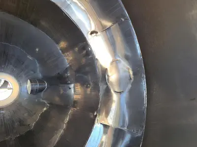 Mixer, Conical, 100 CF, 304 Stainless Steel, Gemco, 7.5 HP, #S741455