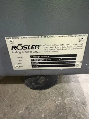 ROSLER R 430/1100 TE-15 Parts Washers & Finishing | ESS Industrial Equipment Sales (15)