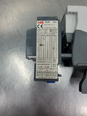 ABB A263010 45A Contactor w/A26S84S10 & CA510 Auxiliary Contactors. 4A43