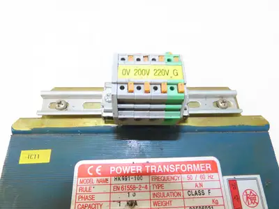 HKT EN61558-2-4 Transformer Primary 200-220V 1Ph Secondary 110V 12V - 1KVA