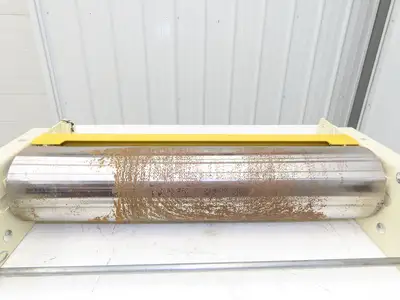 Hytrol 30" Tail Pulley Assembly for Belt-Over Roller Conveyor Beige 27"BF
