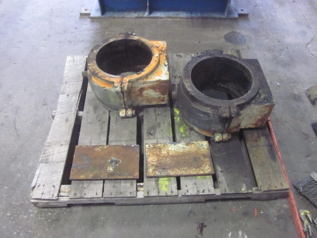 used 12" diameter, Babbit bearings for ball mill,