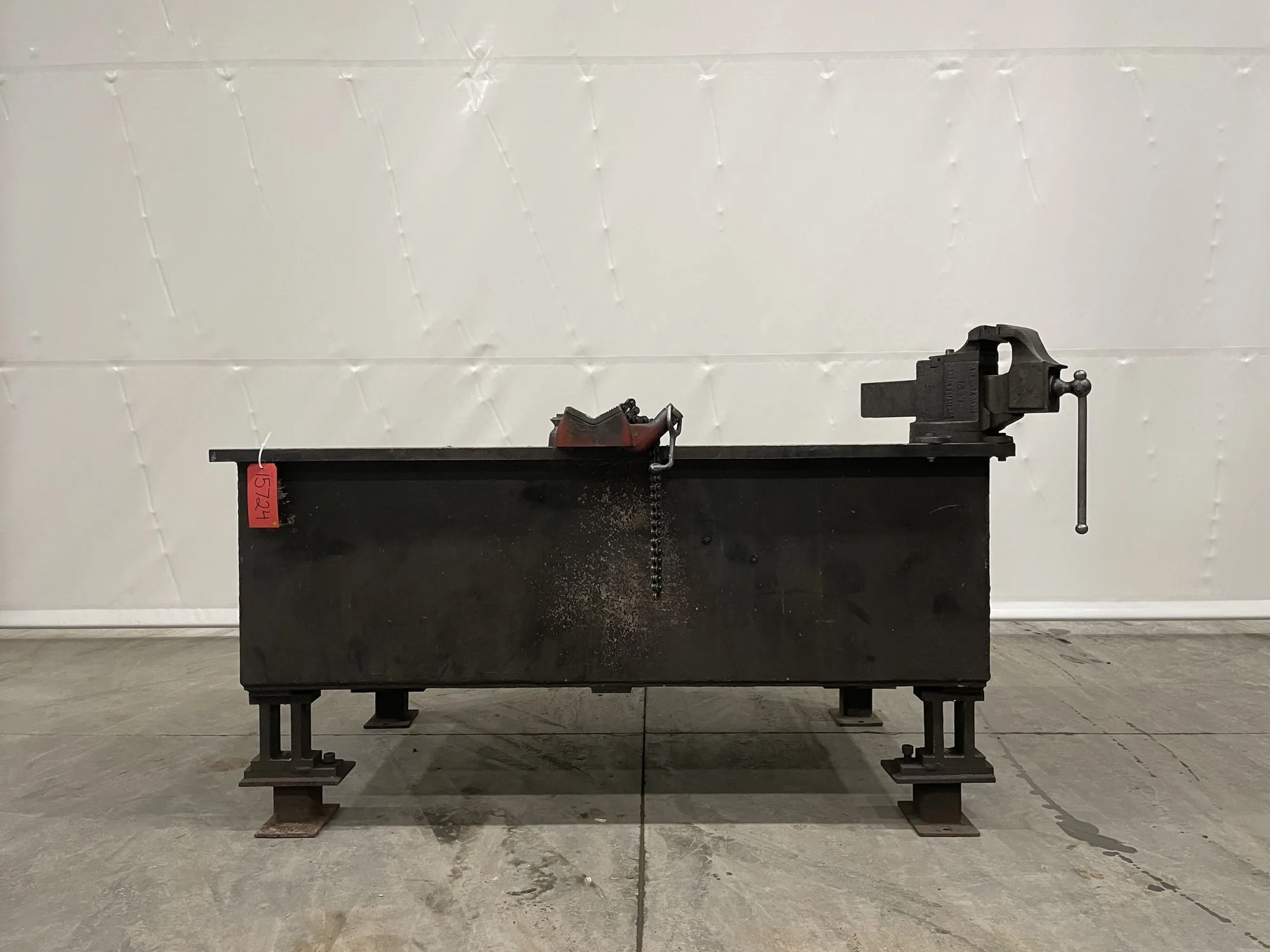 78″ x 48″ Welding Table, 38 1/2″ High