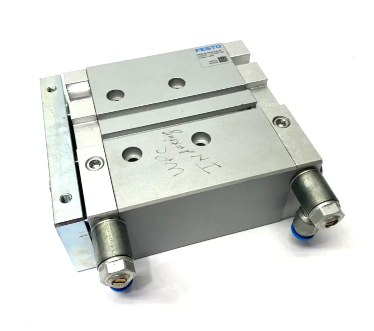 Used FESTO GUIDED DRIVE CYLINDER 40MM BORE 50MM STROKE Pneumatic Cylinders | Maverick Industrial Sales #1099426