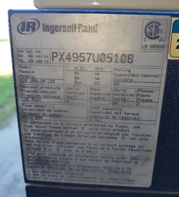USED 2005 INGERSOLL RAND SSR UP6-20-125