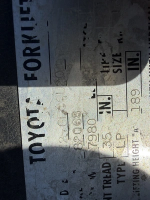 Used TOYOTA 6FGCU20 Liquid Propane Forklifts West Virginia US | Miedema Asset Management Group #1423323