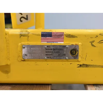 Used ACE Industries 4,000 Capacity Bulk Bag Lifting Frame