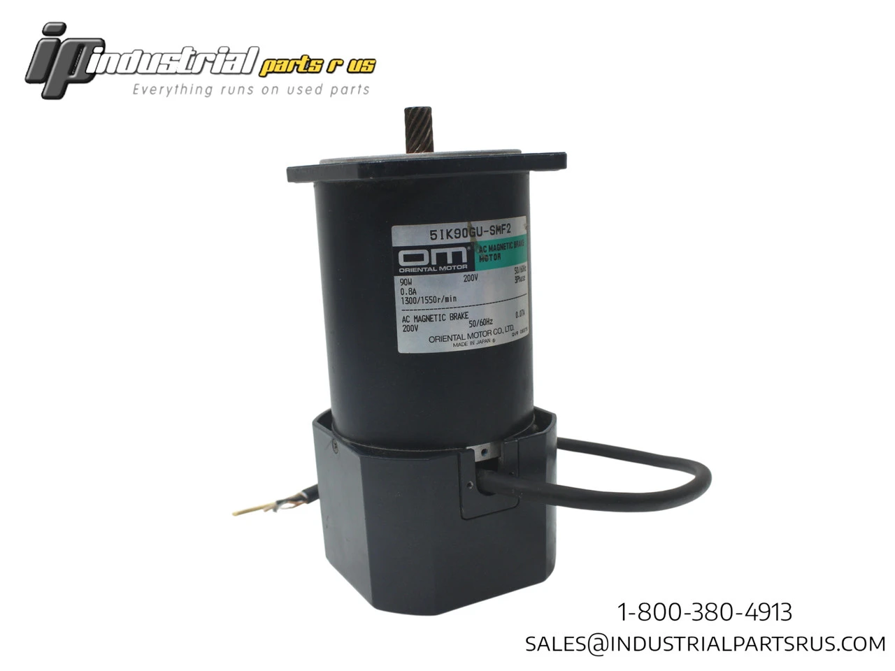 Oriental Motor 5IK90GU-SMF2 AC Magnetic Brake Motor 200V