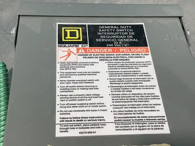 Used SQUARE D DU221RB Disconnects Ohio US | HGR 24 #1272554