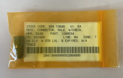 (7) NEW NO BOX- Ball Check Connectors 1200634 Unbranded || Warranty + Fast Ship!